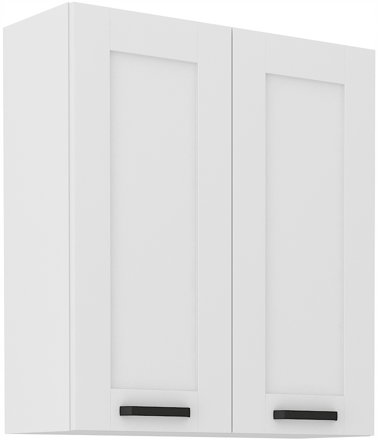 Horní Závěsná Skříňka 80X90 Luna Bílá 2 Čela Mdf