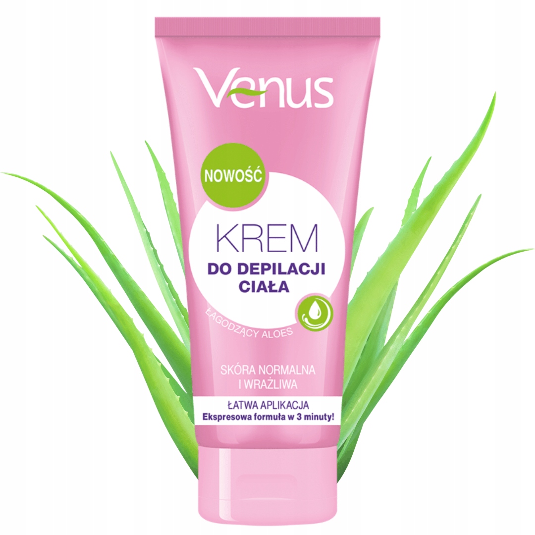 KREM DO DEPILACJI CIAŁA VENUS ŁAGODZI PODRAŻNIENIA Marka Venus