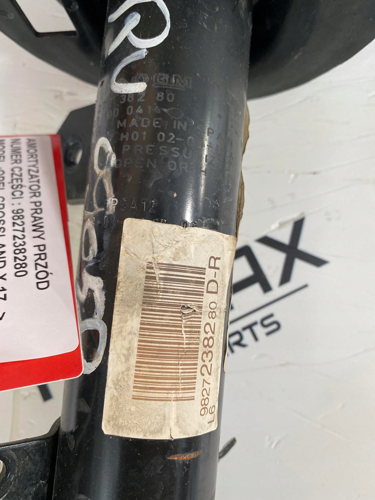 shock absorber right front OPEL CROSSLAND X 1.2 B