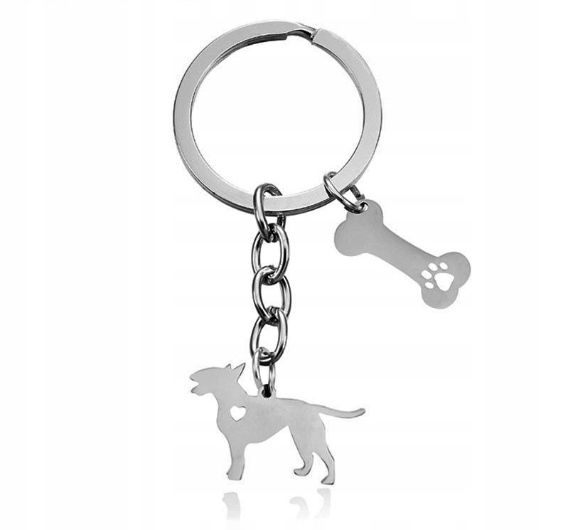 

Brelok Pies Bulterier Bullterrier Miniaturowy