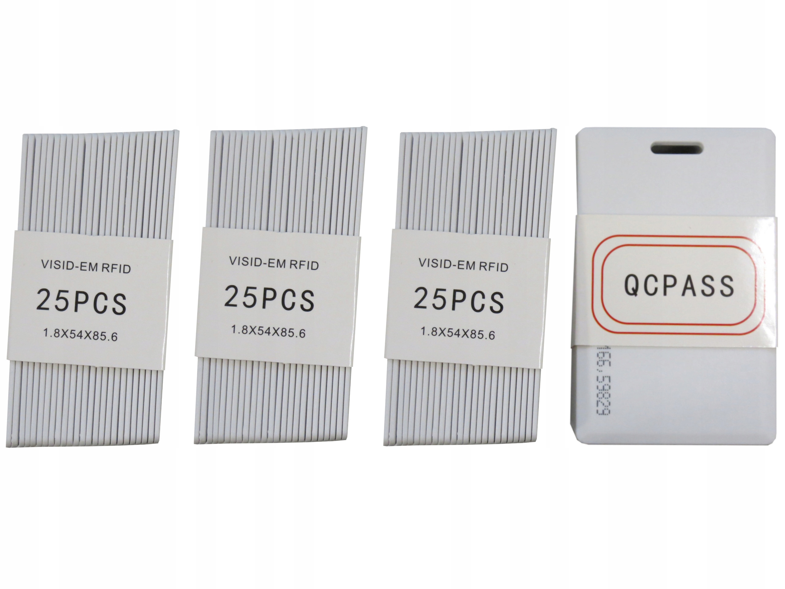 Karta Clamshell Rfid Unique 125kHz Tag ID EM4100 pro Zámek Domofonu 100kusů