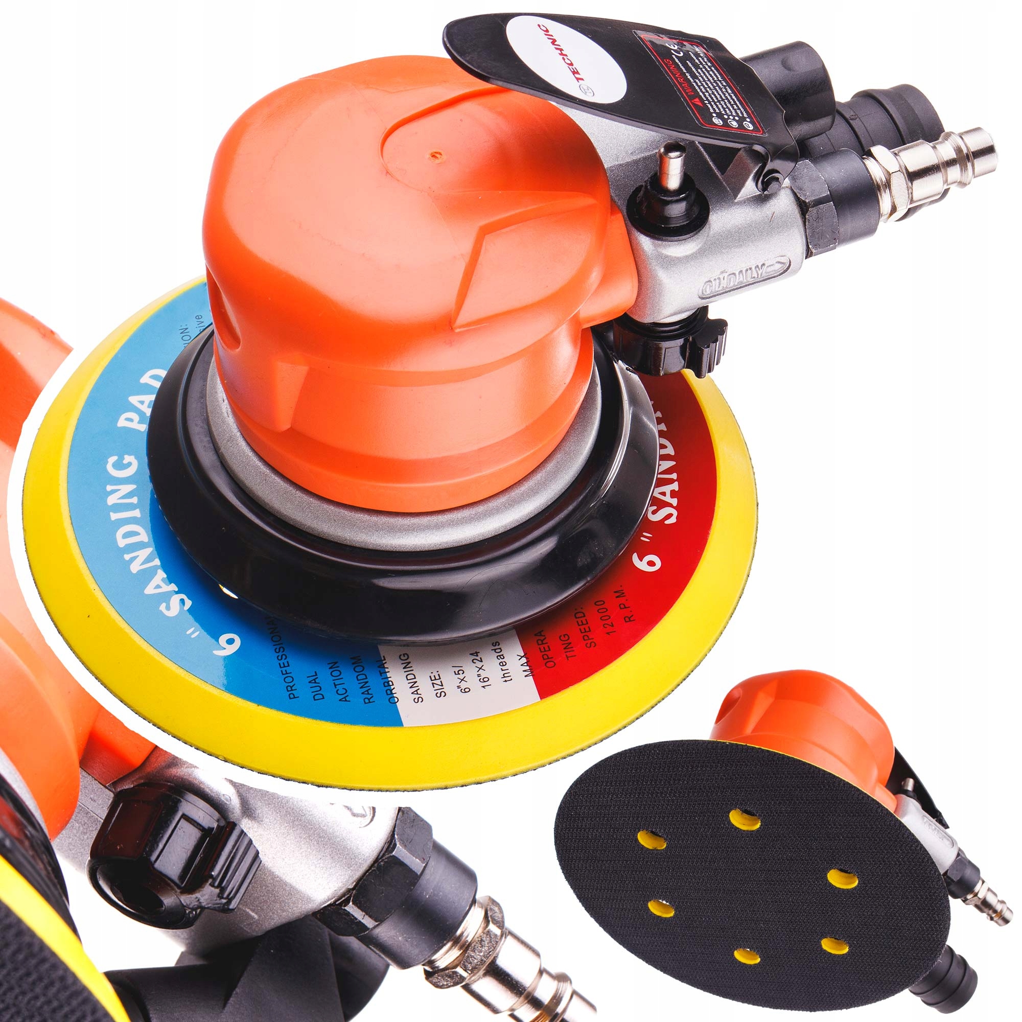 Profesionální Pneumatická Oscilační Bruska 150 MM, Zdvih 5 MM, Regulace