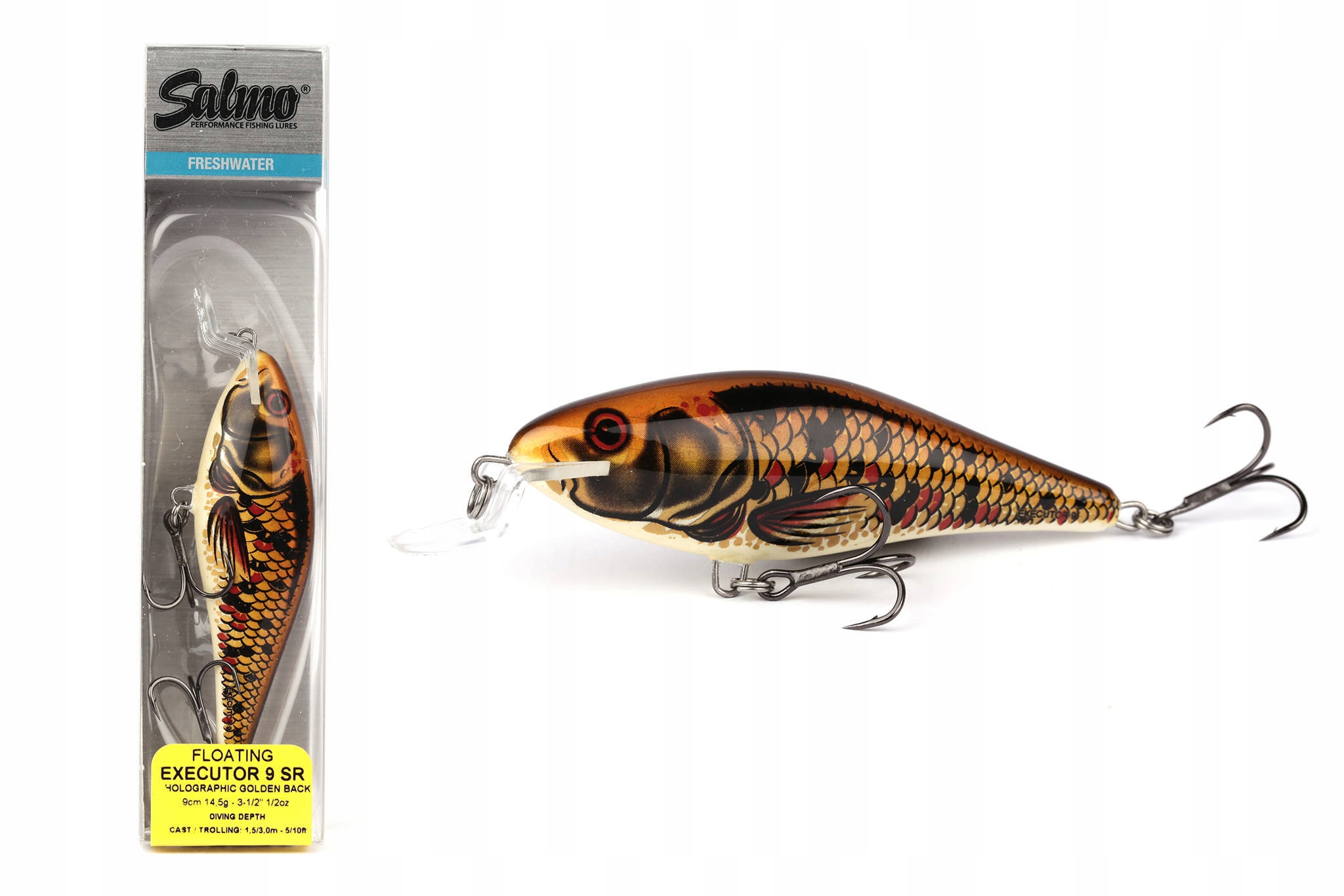 Salmo Executor 7cm Holographic Golden Back 1szt