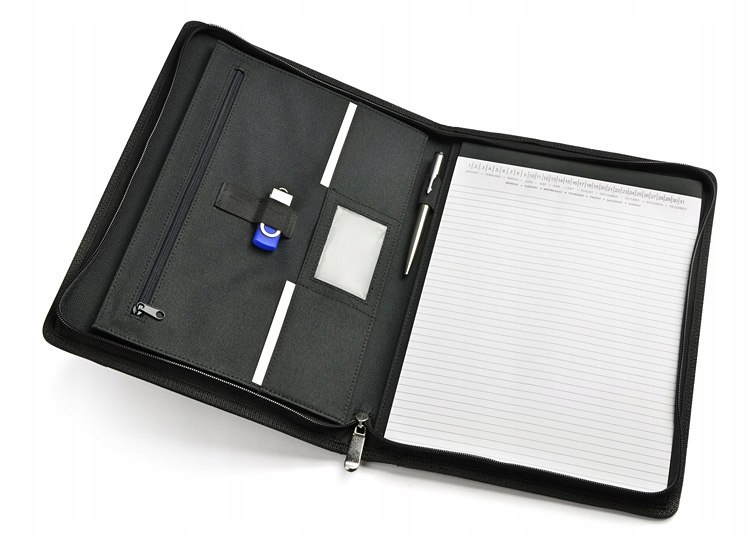 Teczka konferencyjna YORK A4 zapinana na zamek