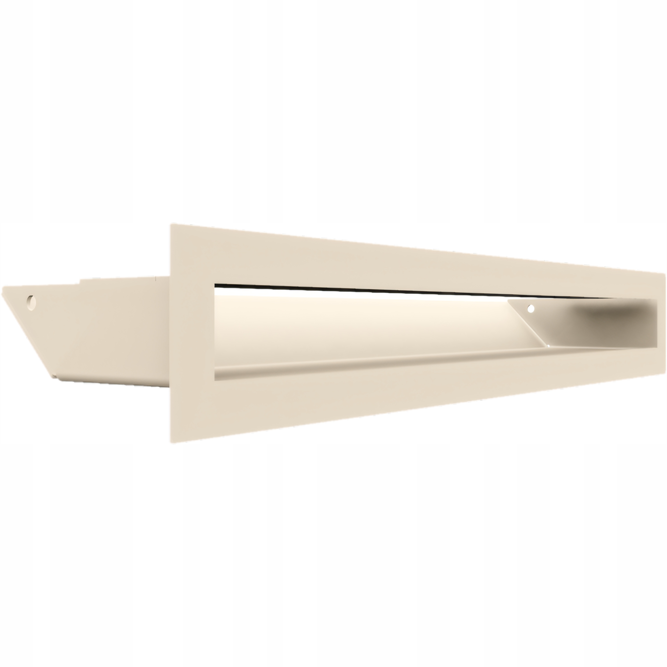 Větrací krbová mřížka Luft Sf Slim 6x40 cm krémová