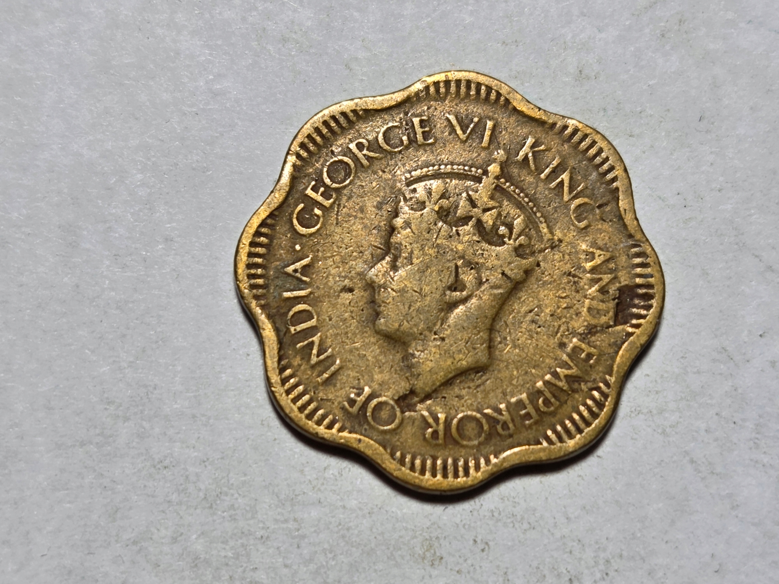 Ceylon 10 centów 1944 rok -NR1049