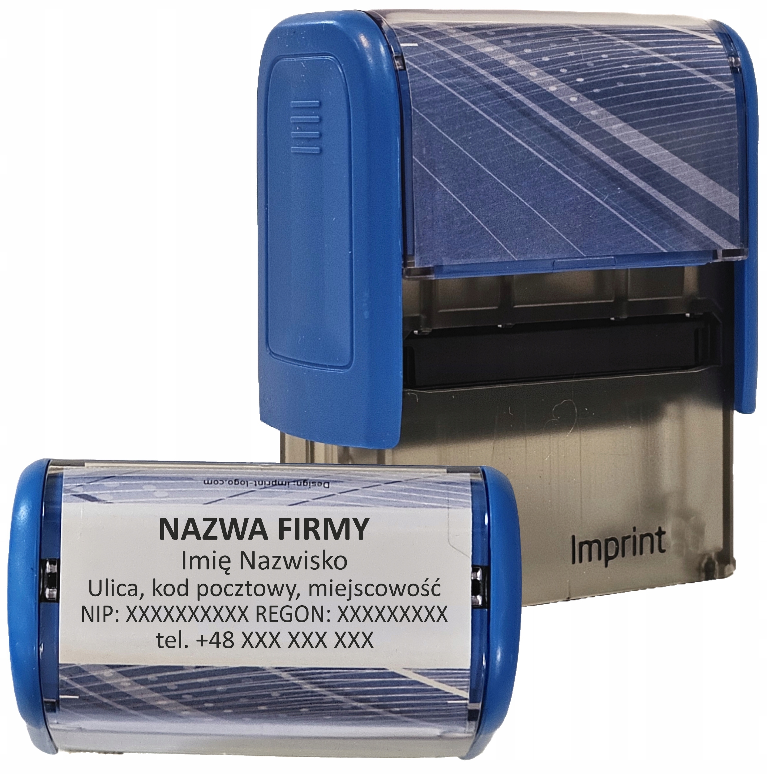 PIECZĄTKA - IMPRINT 12 do 6 linii - TRODAT 8912 - LEKARSKA IMIENNA FIRMOWA