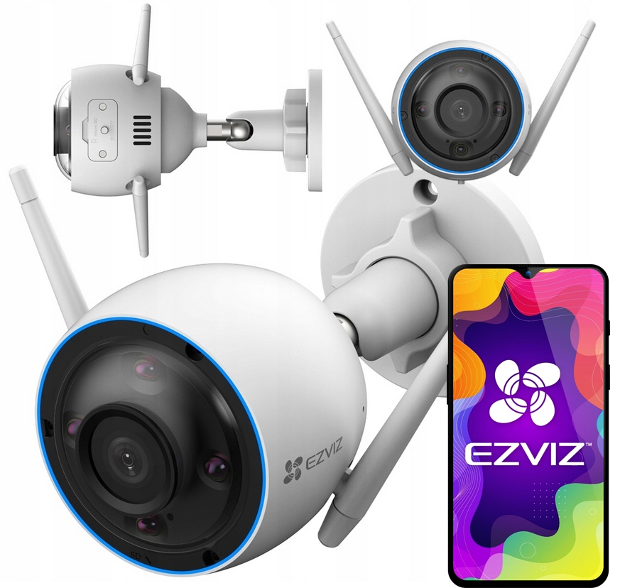 WiFi tubusová kamera Ezviz H3 5MP Mikrofón Infračervený reproduktor