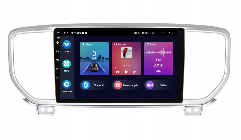 Gps A Android Navigace Wifi Kia Sportage 2018-2022 Bt Carplay 4 Gb 64 Gb