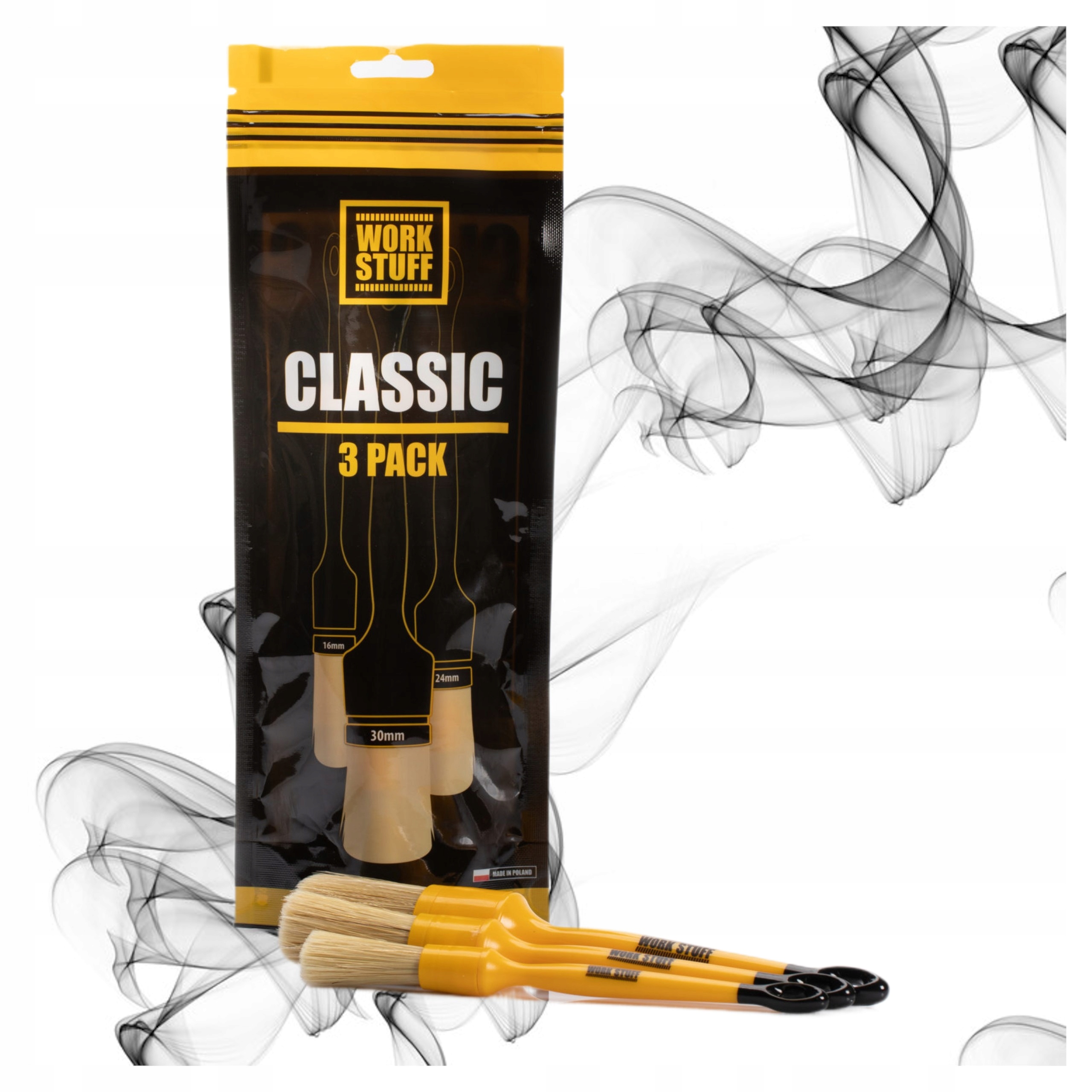 Work Stuff Detailing Brush Classic 3 pack Sada detailingových štětců