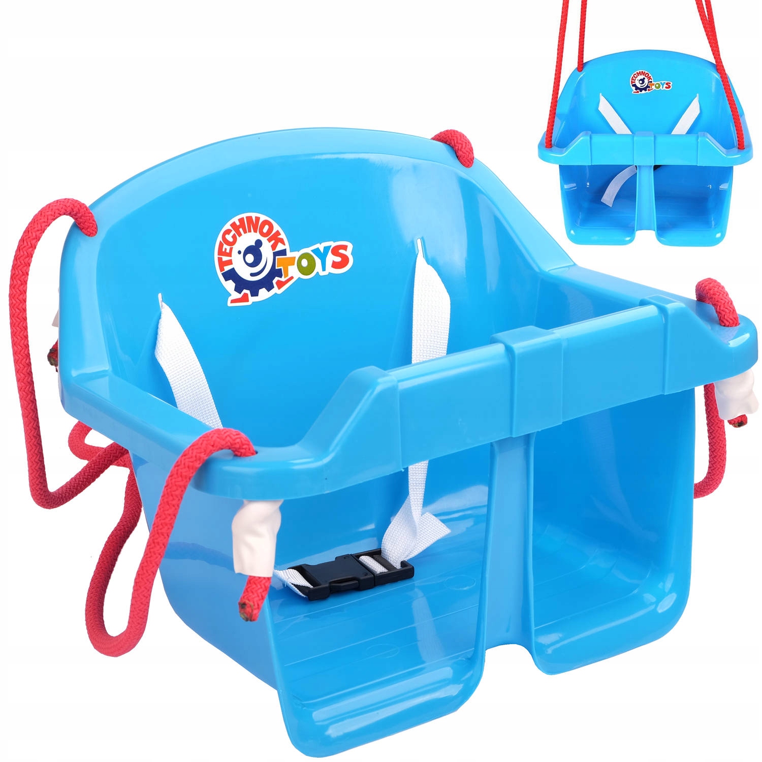 HUŚTAWKA KUBEŁKOWA PLASTIKOWA MIX kolorów Szerokość produktu 31 cm