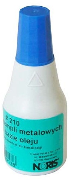 Tusz do stempli metalowych NORIS 210 niebieski