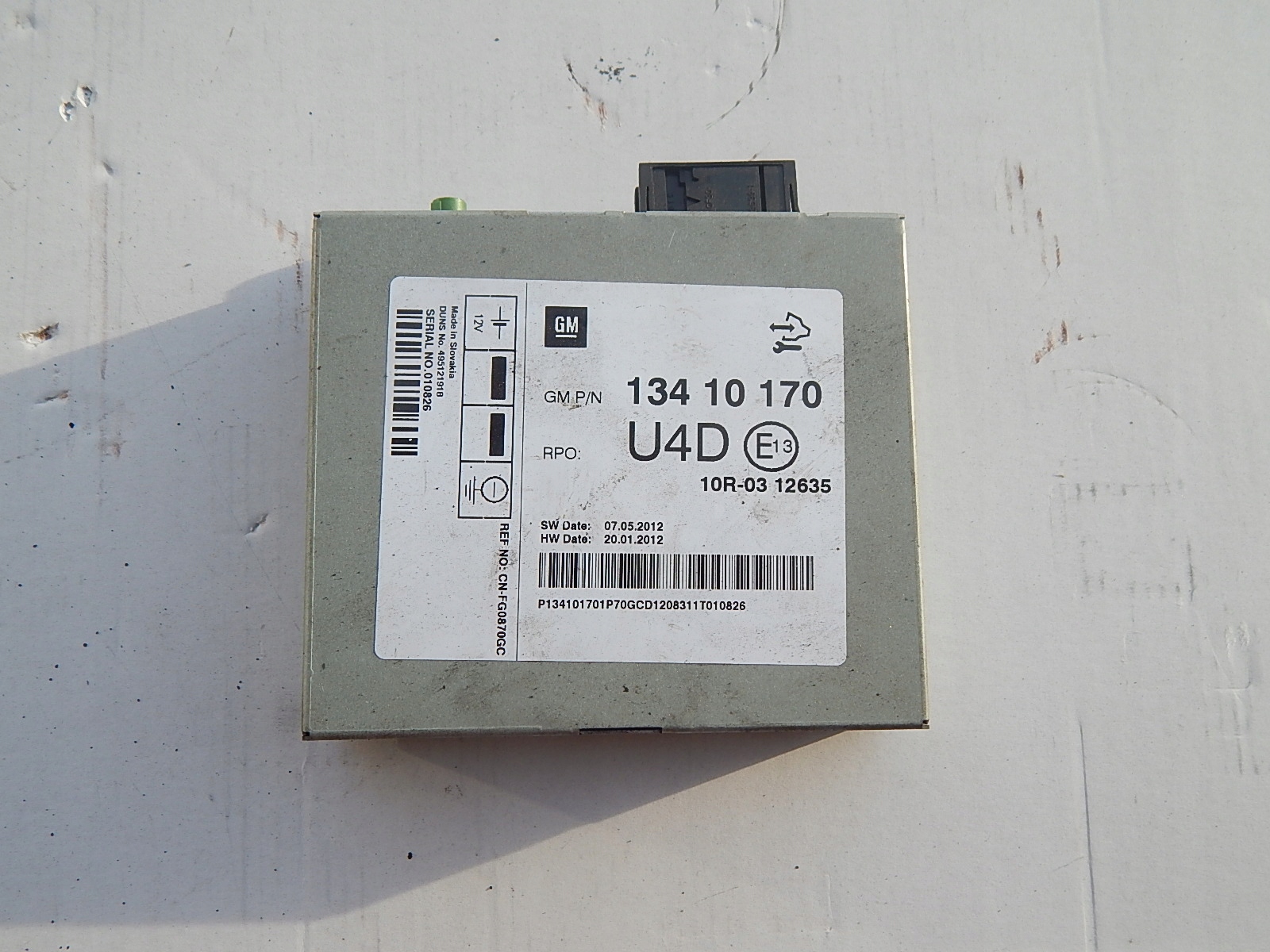 OPEL ASTRA J GTC РАДІО МОДУЛЬ 13410170