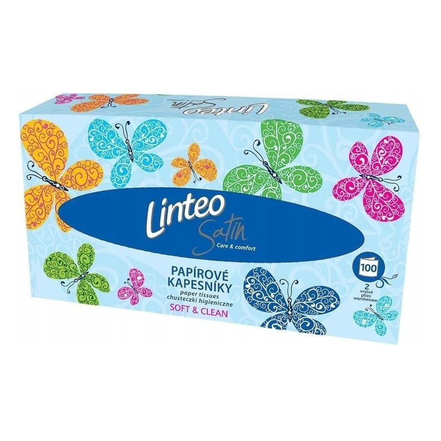 

Linteo Chusteczki Higieniczne Karton 2 Warstwy 100