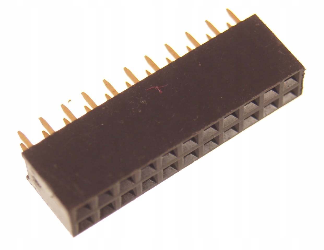 

Goldpin listwa 2x11 żeńska 2,54mm czarna 2 szt.