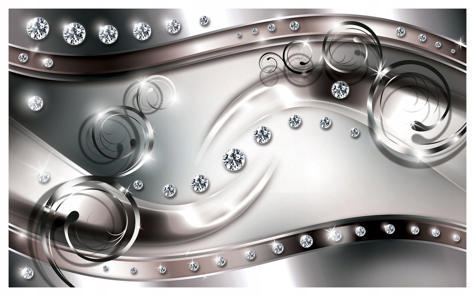 Fototapeta Diamantový lesk Abstrakce Rozsévající diamanty 300x210 lepidlo