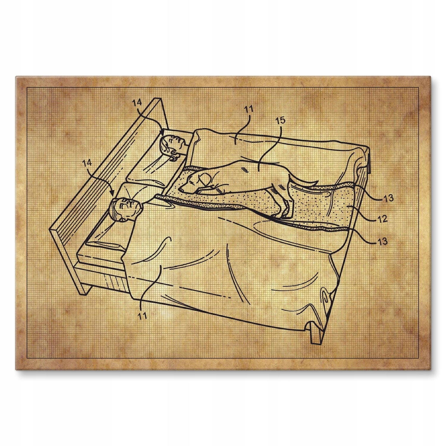 Kovový plakát patent na pelíšek Dárek 42 x 59 cm