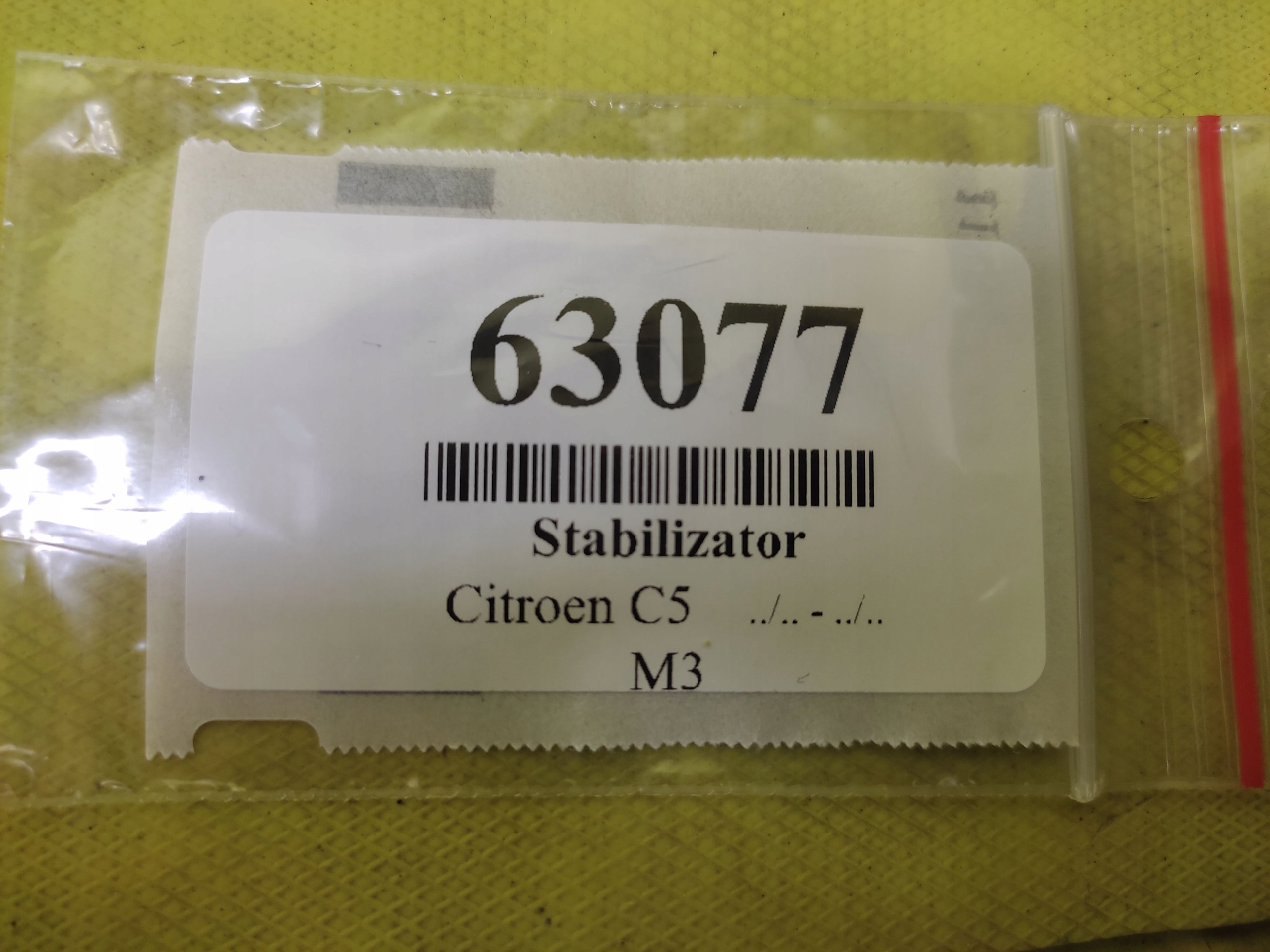 CITROEN C5 III 1.6 THP STABILIZATOR front 9684824580