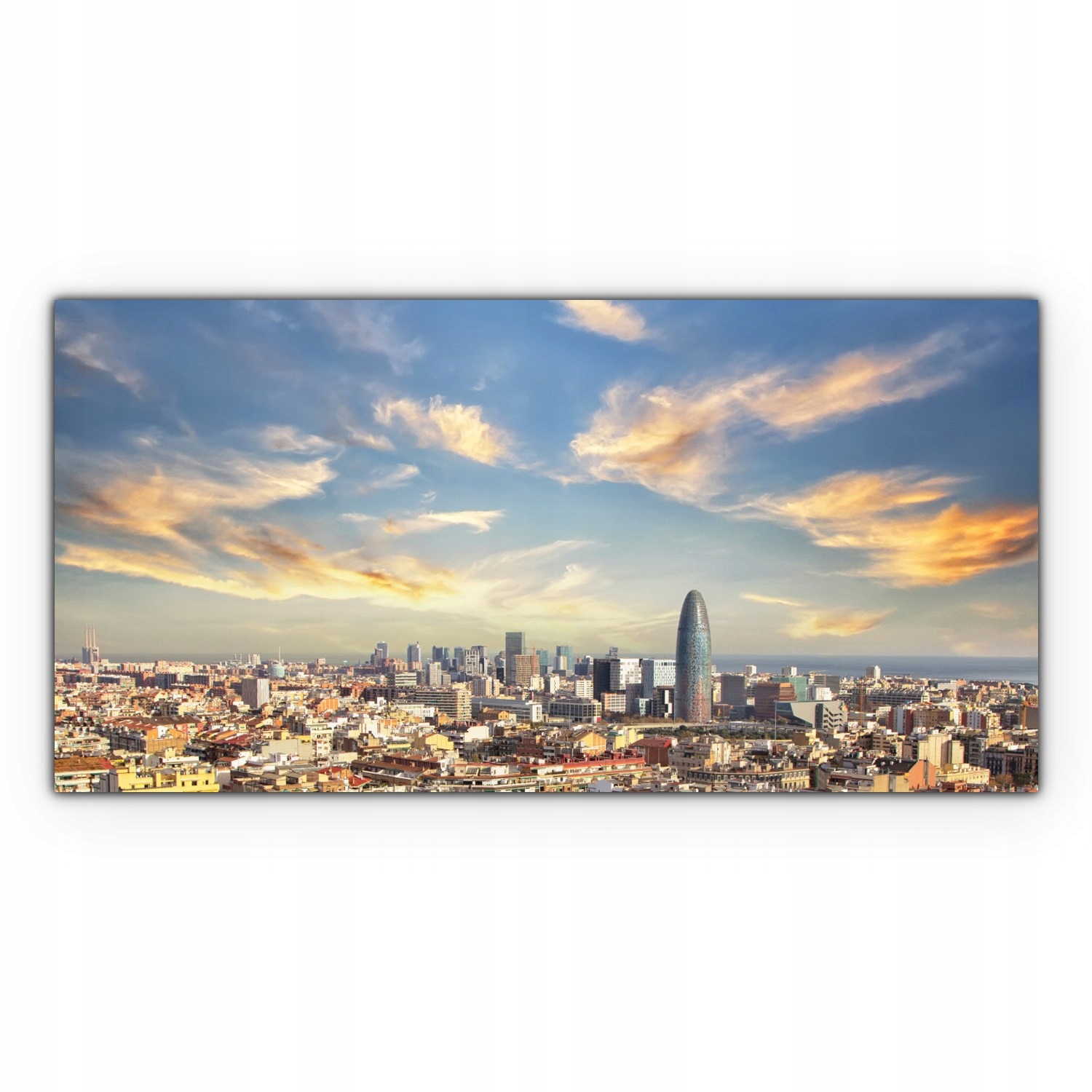 

Obraz na płótnie z foto 120x60 Krajobraz Barcelona