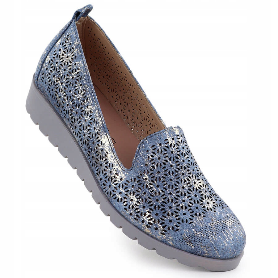 Polobotky ažurové džínové pozlacené M.Daszyński 37