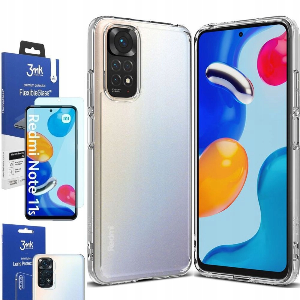 

Etui Szkło 3mk do Xiaomi Redmi Note 11s, Ringke