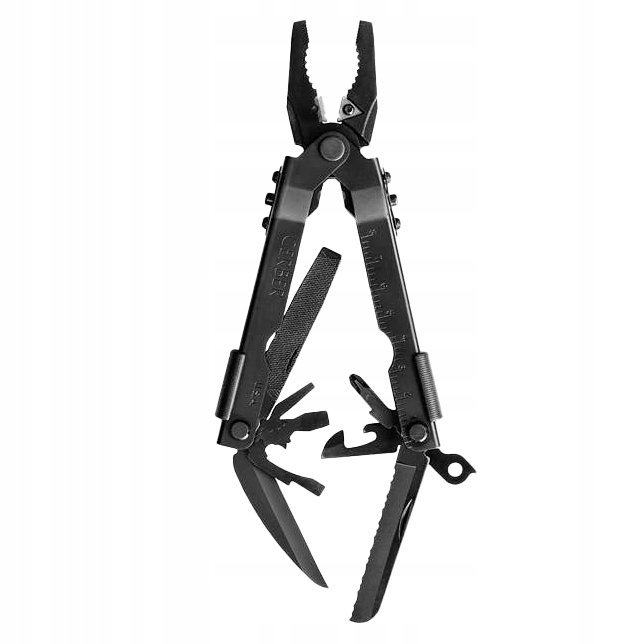 Multitool Vojenský Gerber MP600 Bladeless Černý 14 nástrojů zámek