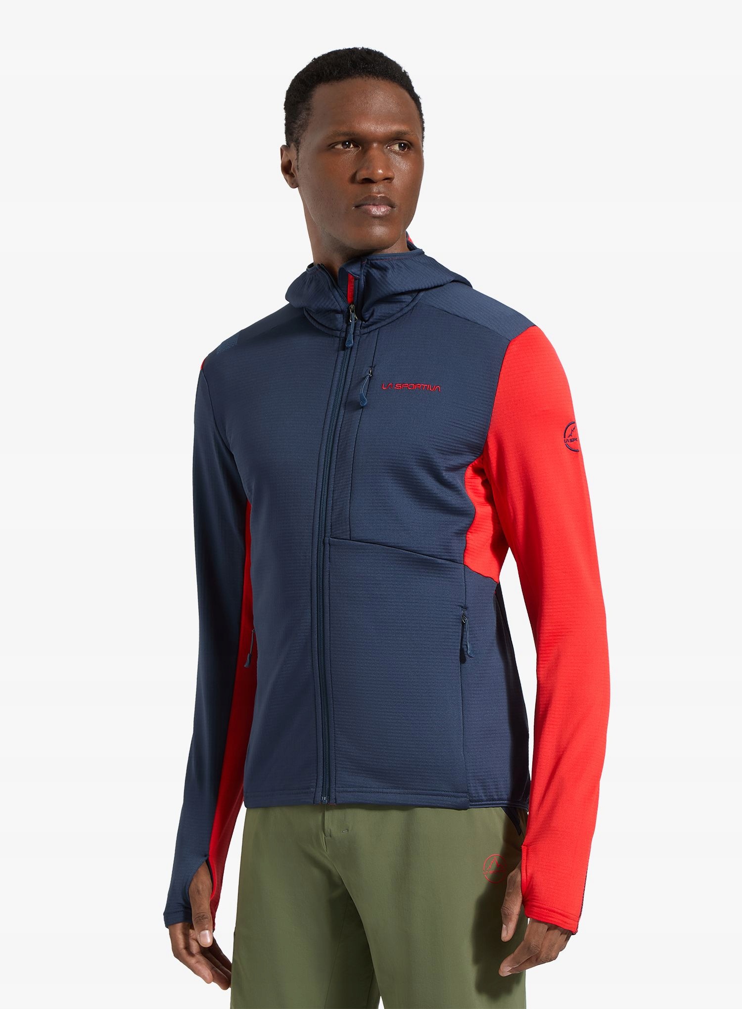 Bluza rozpinana La Sportiva Chill Thermal Hoody night sky/mountain red XL