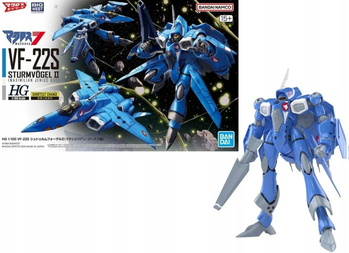 Gundam Hg 1/100 VF-22S Sturmvogel Model