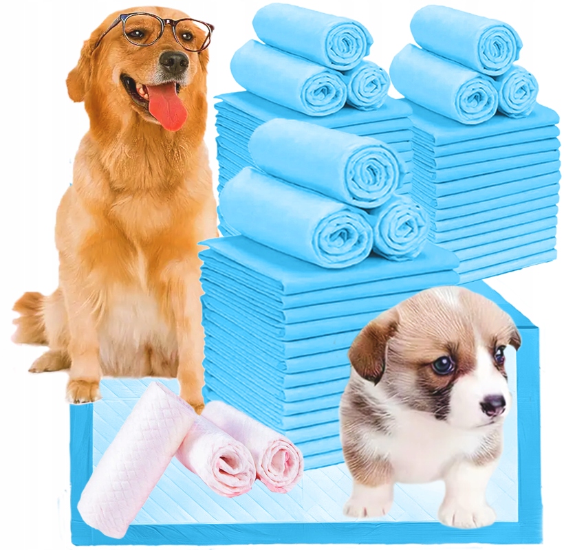 Levně Hygienické Podložky Pro Psa Kočku Učení 60x90 cm 100 Ks XXL