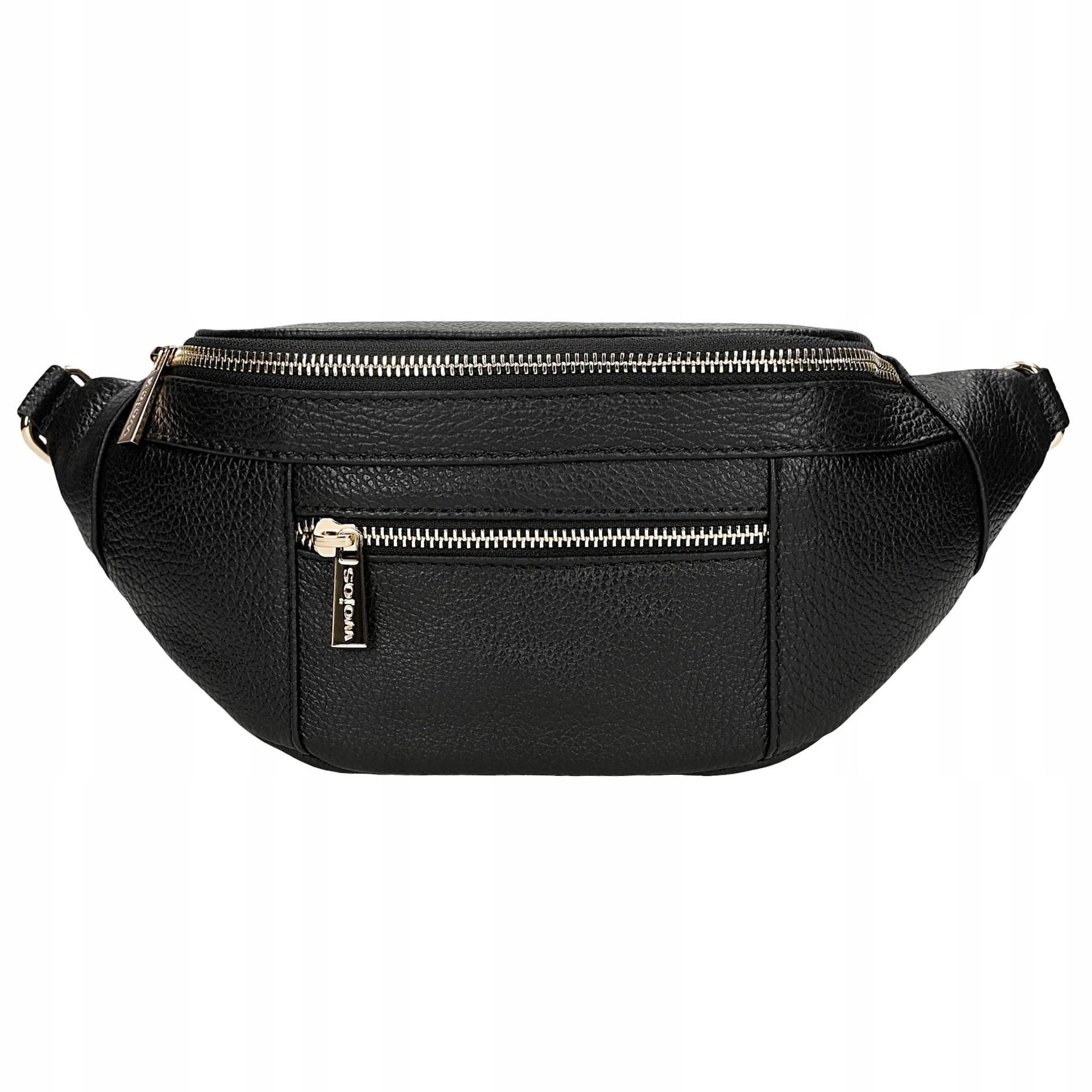 Černá dámská kabelka z lícové kůže