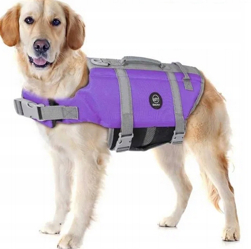 Levně Záchranná vesta pro psa na plavání kapok reflexní L