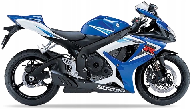 Samolepky Juula Pro Suzuki Gsxr 750 2006 Modré Yky Bílé Ybd