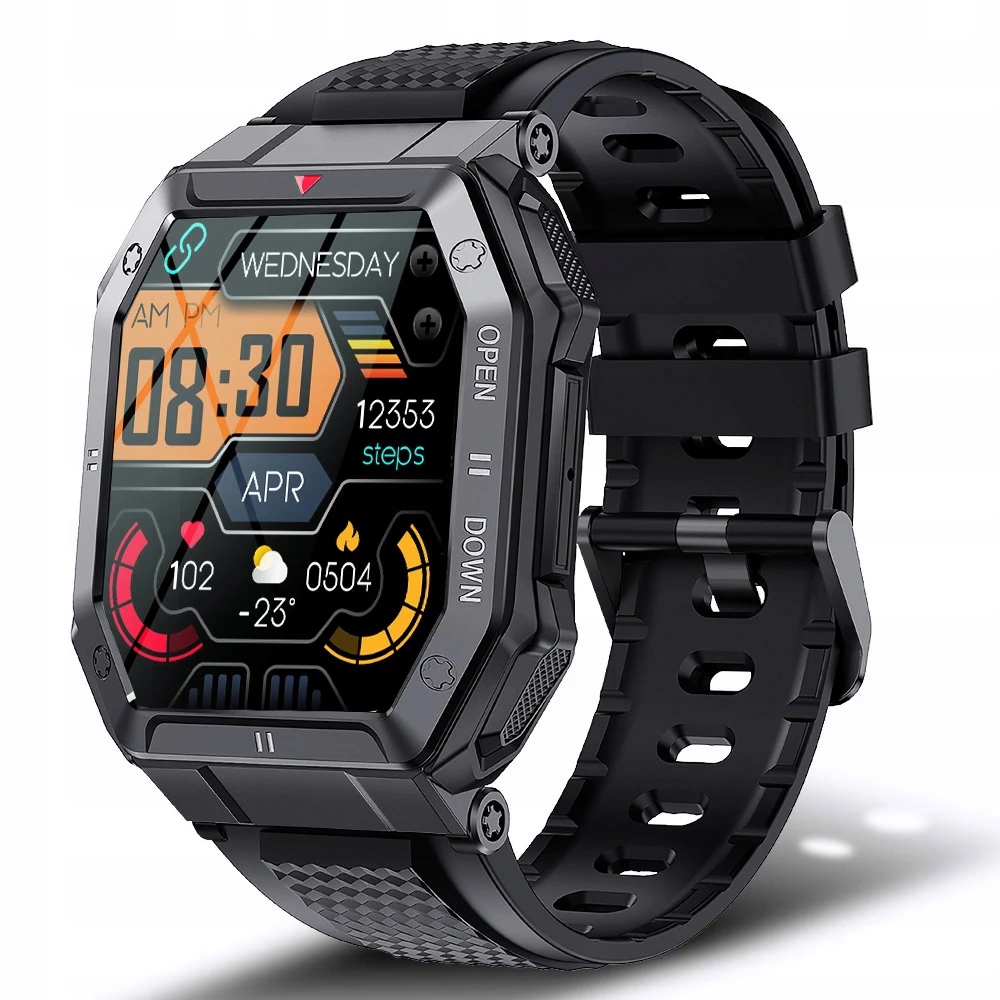 SMARTWATCH ZEGAREK SPORTOWY ROZMOWY WIELOFUNKCYJNY