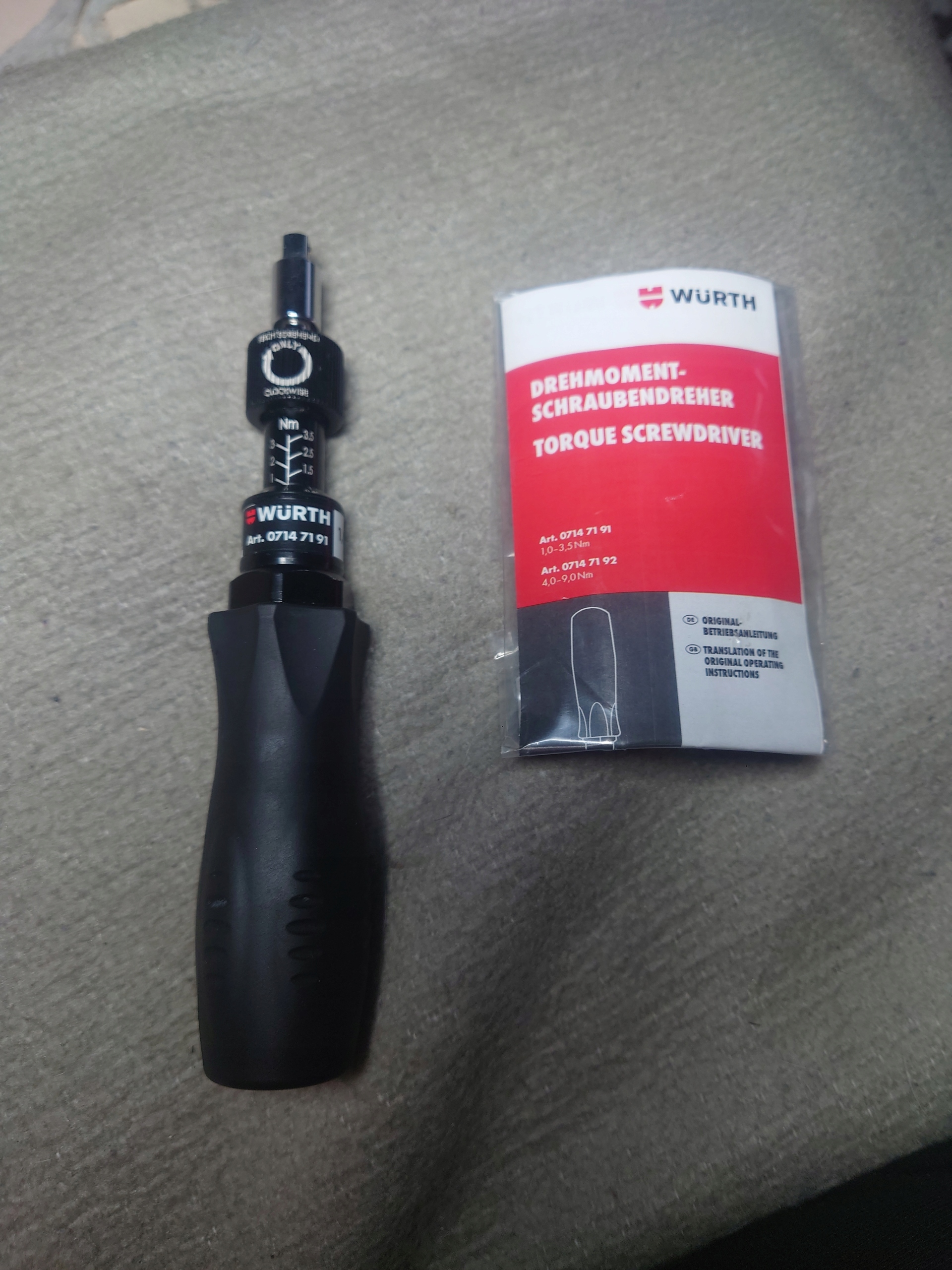 Momentový Šroubovák 1/4 Palce 1,0-3,5 Nm