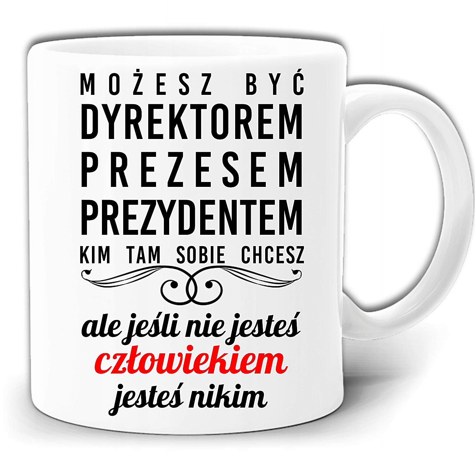 

Człowiekiem Trzeba Być Kubek + Pudełko GW360