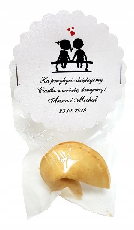 

śmieszne podziękowania ciasteczka z wróżbą upomink