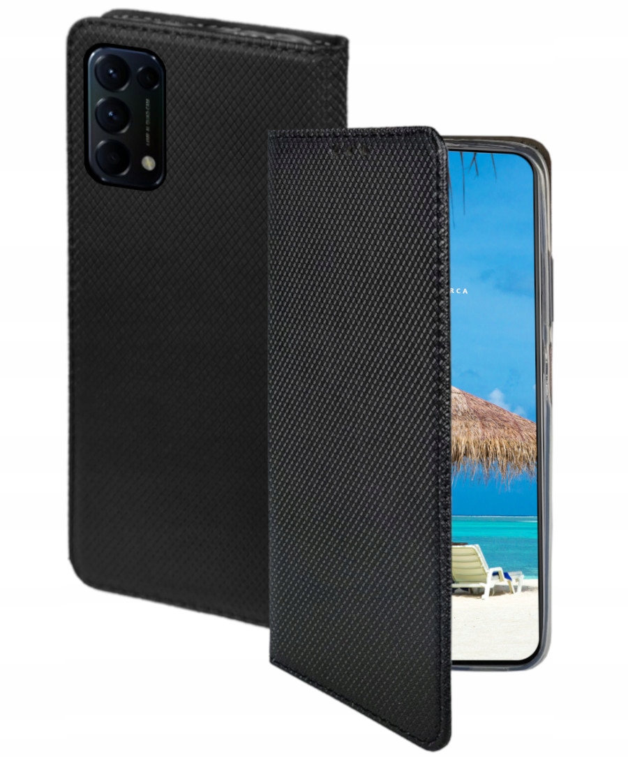 

Etui Magnetyczne Smart Do Oppo Reno 5 5G Szkło