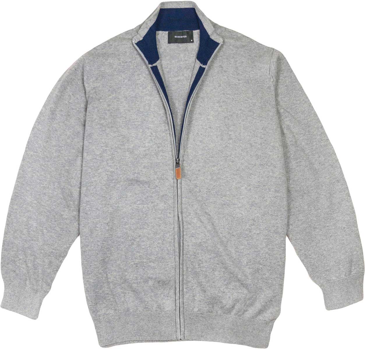 

Reserved Męska Szara Bluza Rozpinana Bawełna M