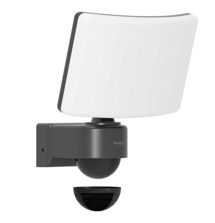 Oktaplex Lighting Vonkajšia Led lampa s pohybovým senzorom 30W IP65