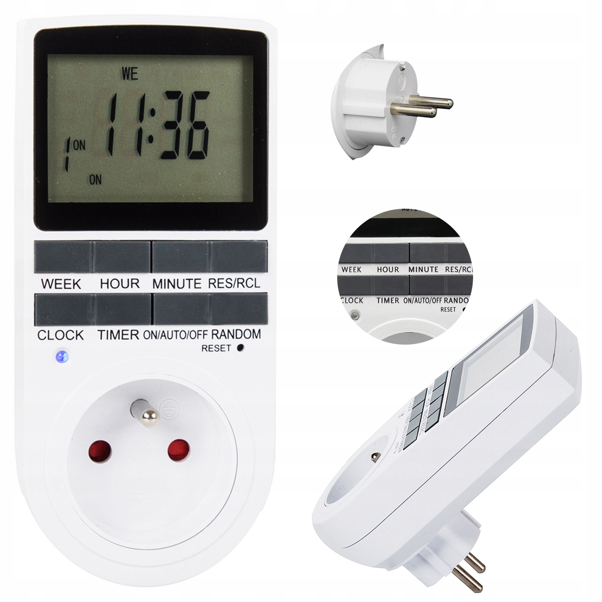 

Programator Czasowy Timer Włącznik Wyłącznik Prądu