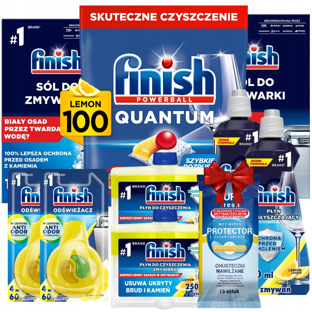 Finish Sada kapslí Quantum 100 XXL 9 produktů Dárek