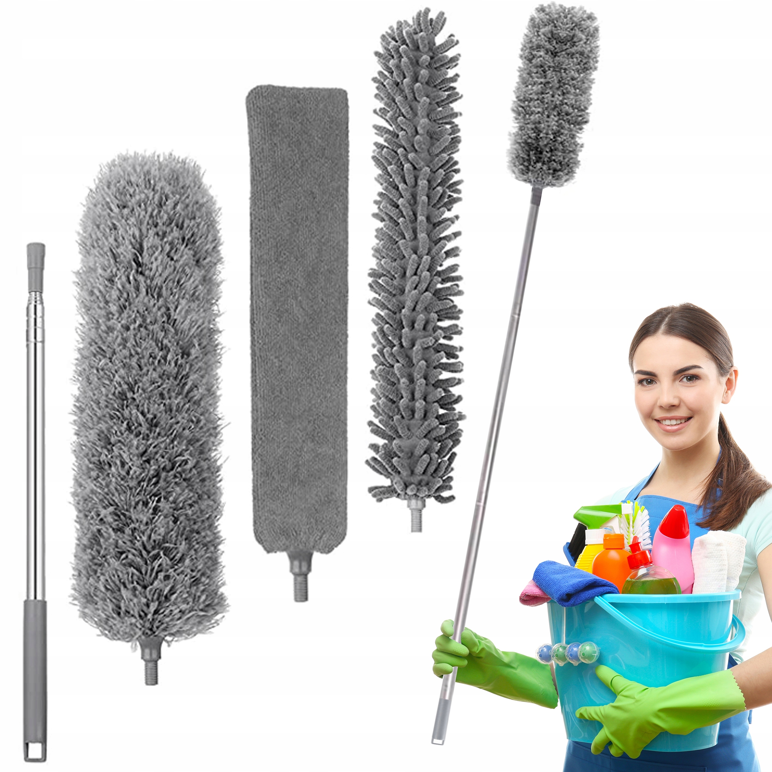 Zestaw do sprzątania 4w1