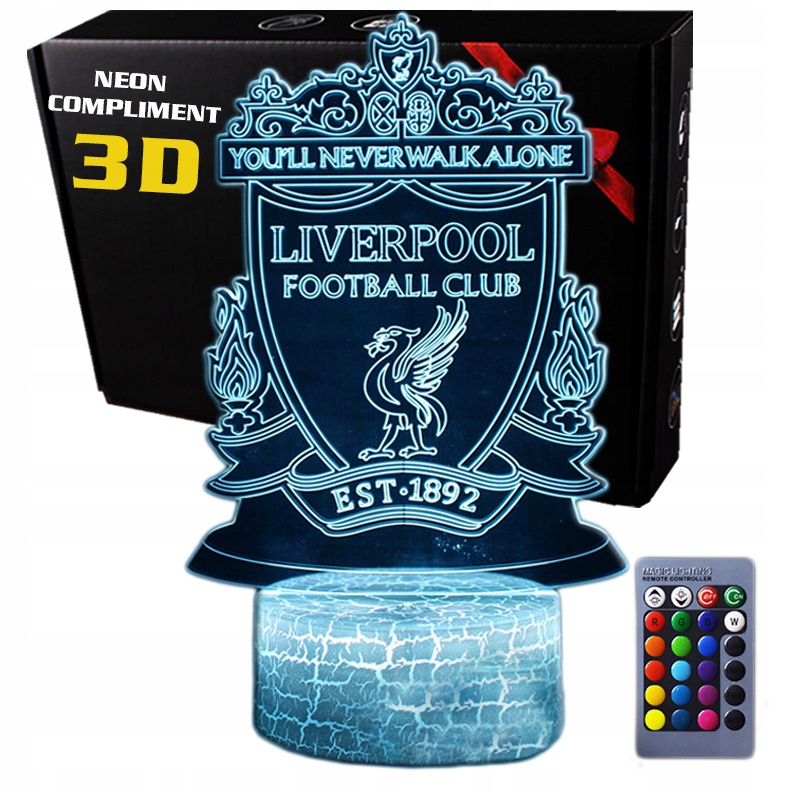 

Lampka 3D nocna led usb Liverpool