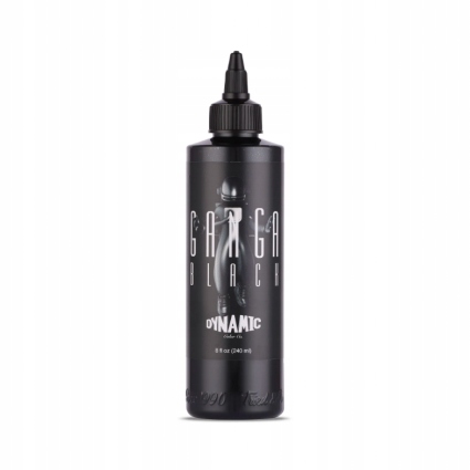 Dynamic Ganga Black 240 ml Barva na tetování Černá Inkoust Reach