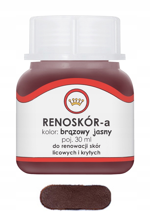

Renoskór Farba Lakier Do Skóry Brązowy Jasny 30ml