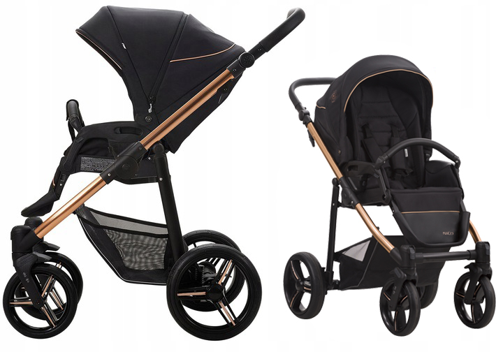 WÓZEK BEBETTO NICO ESTILO JAKOŚĆ 01 MIEDZIANY