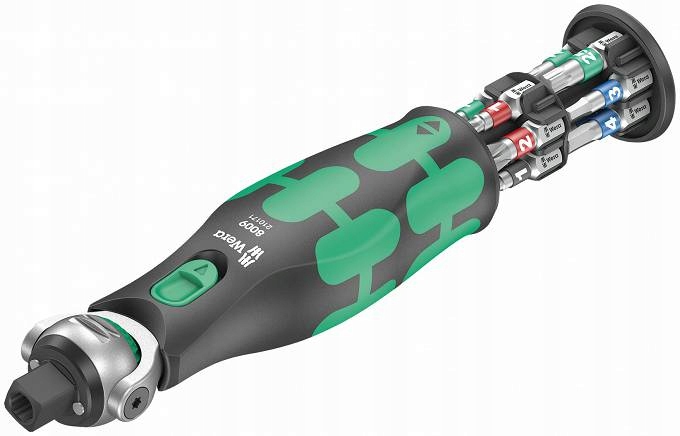 Račňa Wera, skrutkovač s bitmi 1/4" 3/8" Zyklop Pocket 1 (05004280001)