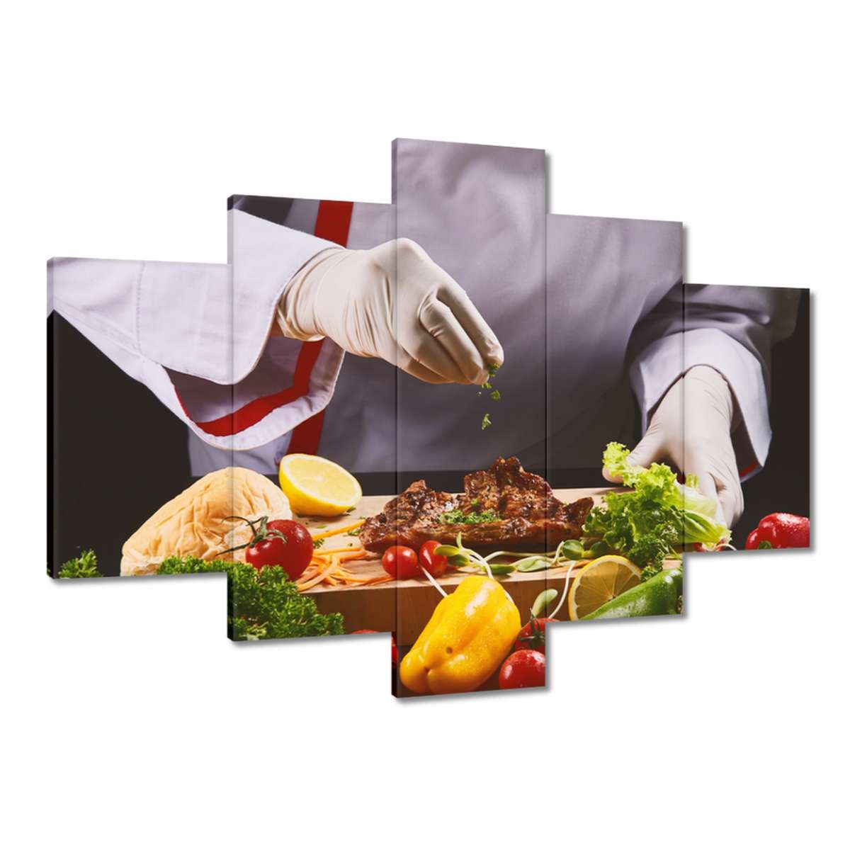Obrazy 150x105 Dekorace steak kuchyně