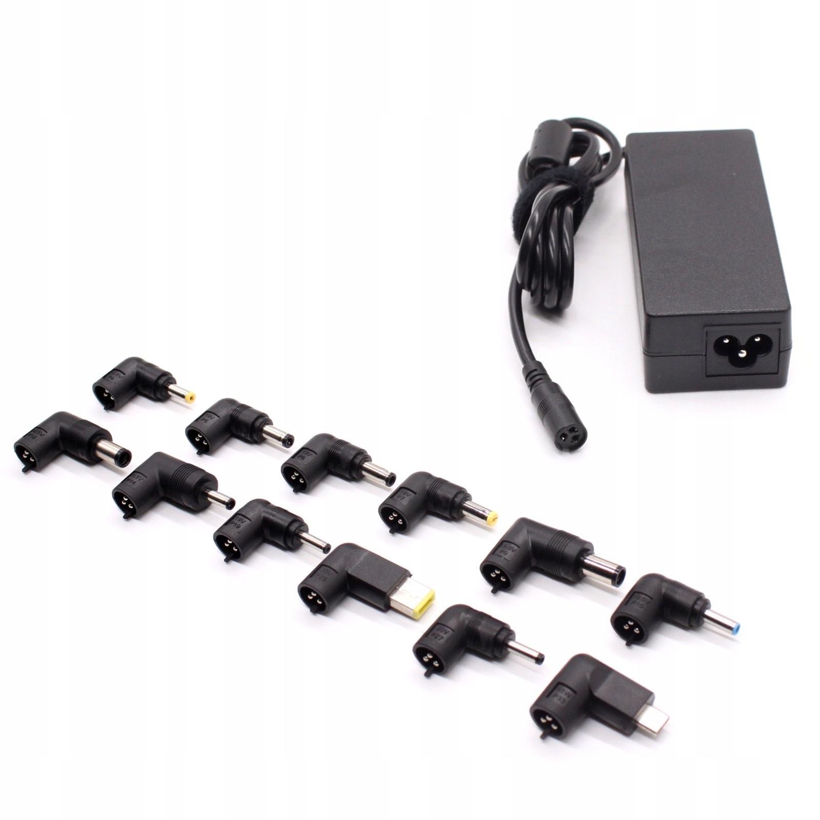 Zasilacz do laptopa 65W 12 końcówek uniwersalny kabel zasilający