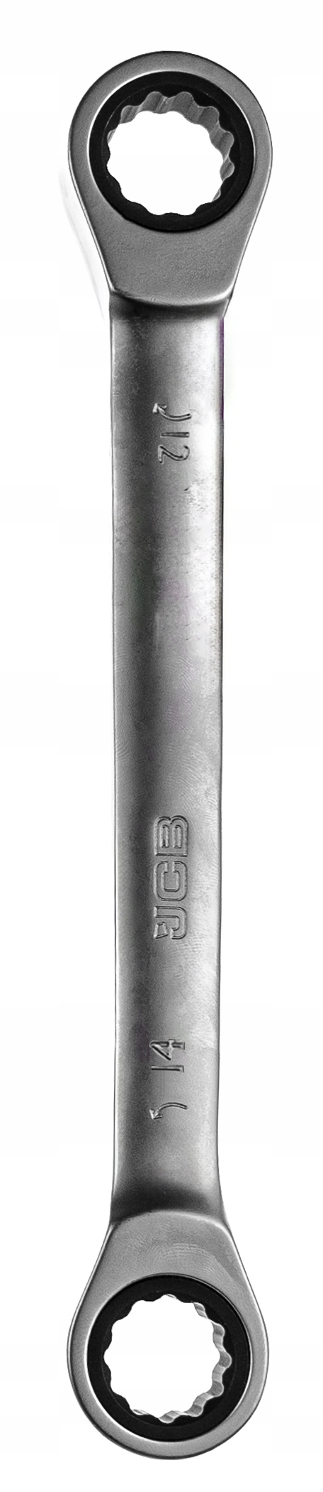 KLUCZ OCZKOWY Z PODWÓJNĄ GRZECHOTKĄ GRZECHOTKĄ STAL CR-V JCB MOCNY 12-14MM Kod producenta JCB-7571214M